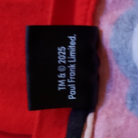 Paul Frank x Cakeworthy Red Julius Monkey Print T-Shirt Babydoll Mini Dress 3XL - Picture 9 of 9